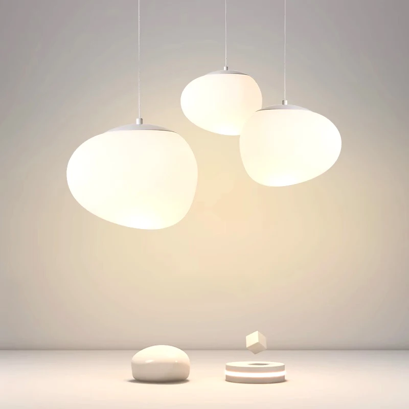 Voice Control Light Bulb - Moderne blanc salle à manger pendentif