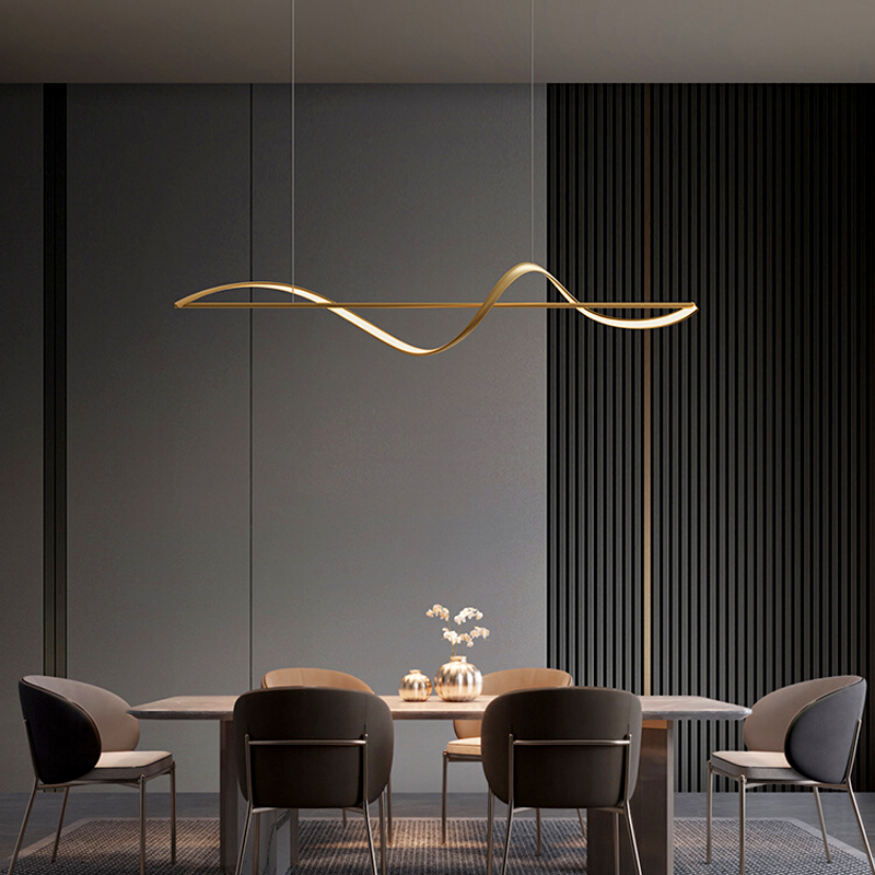 Voice Control Light Bulb - Plafonnier LED Suspendu au Design Nordique,