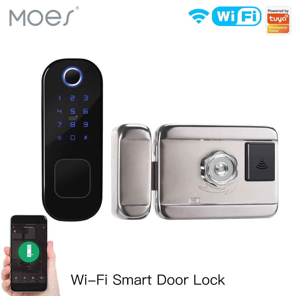 Smart Home Blog - MOES-Serrure Intelligente Tuya à Empreintes Digitales,