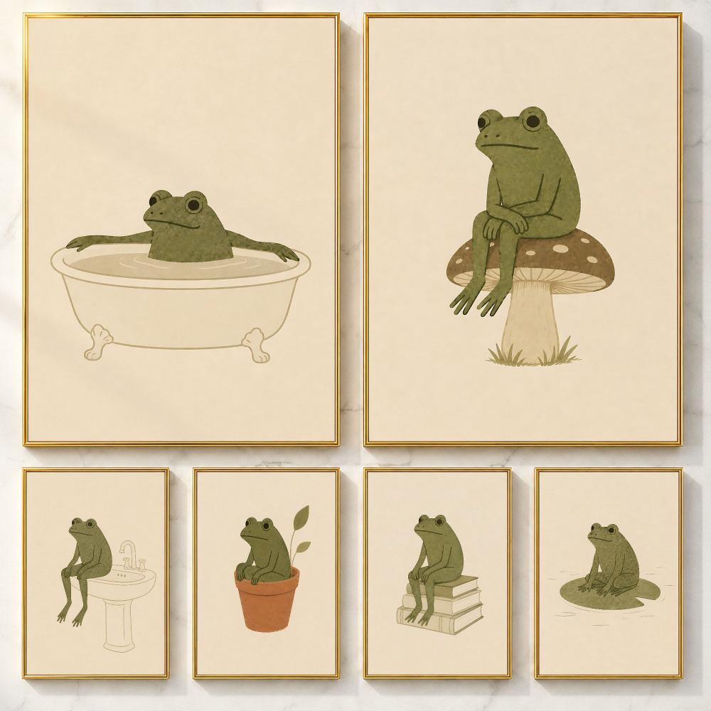 Smart Home Poster - Affiche d'art intelligente F-FrogS, affiche d'art