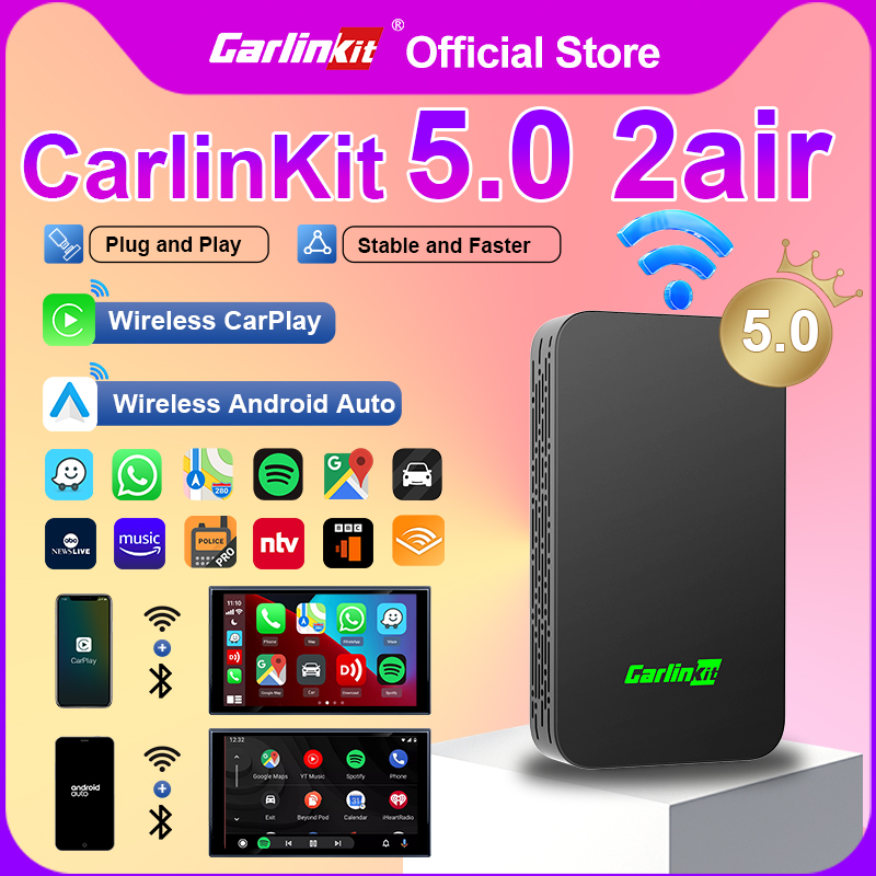 Smart Home Project - CarlinKit 5.0 Boîtier Android Auto filaire