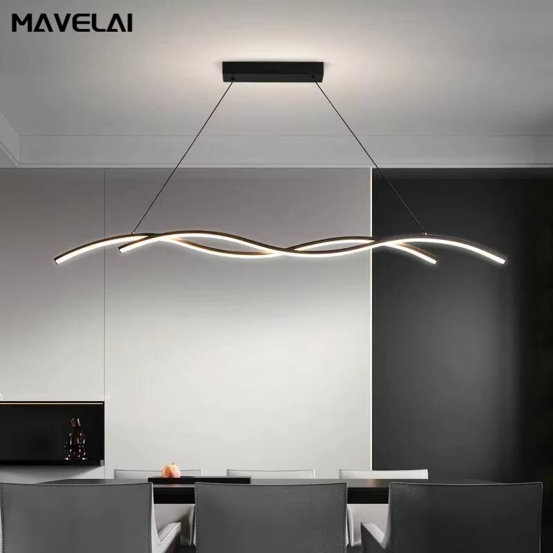 Voice Control Light Bulb - Noir blanc Led Restaurant pendentif lumières