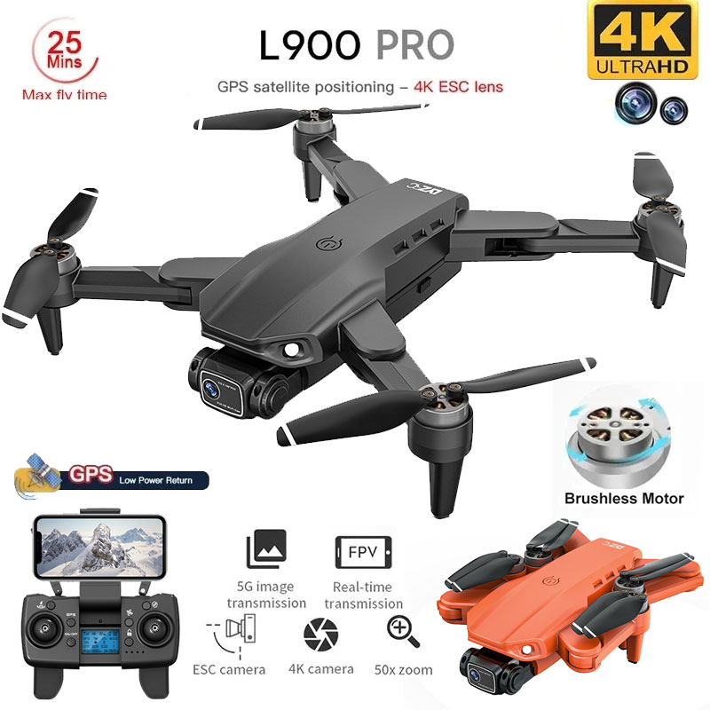 Smart Home Camera - L900 Pro GPS Drone 4K professionnel