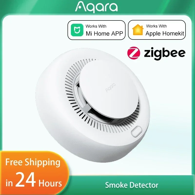 Smart Home Hub Matter - Détecteur de fumée Aqara Matter, capteur