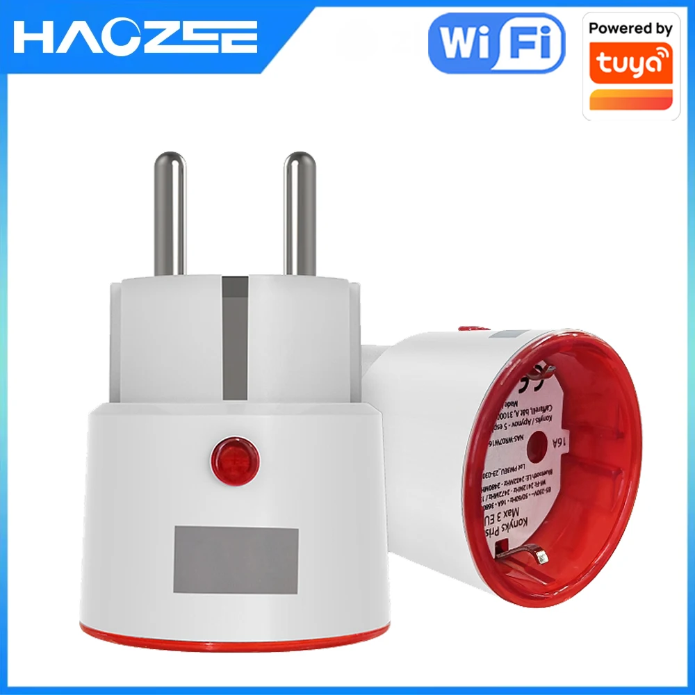 Smart Home Energy Monitor - Tuya – prise intelligente WiFi ue,
