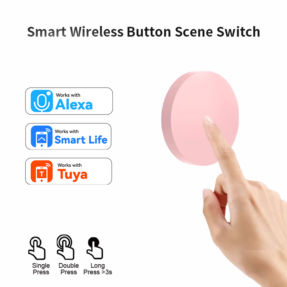 Smart Home Tools - Bouton intelligent sans fil ZigBee pour