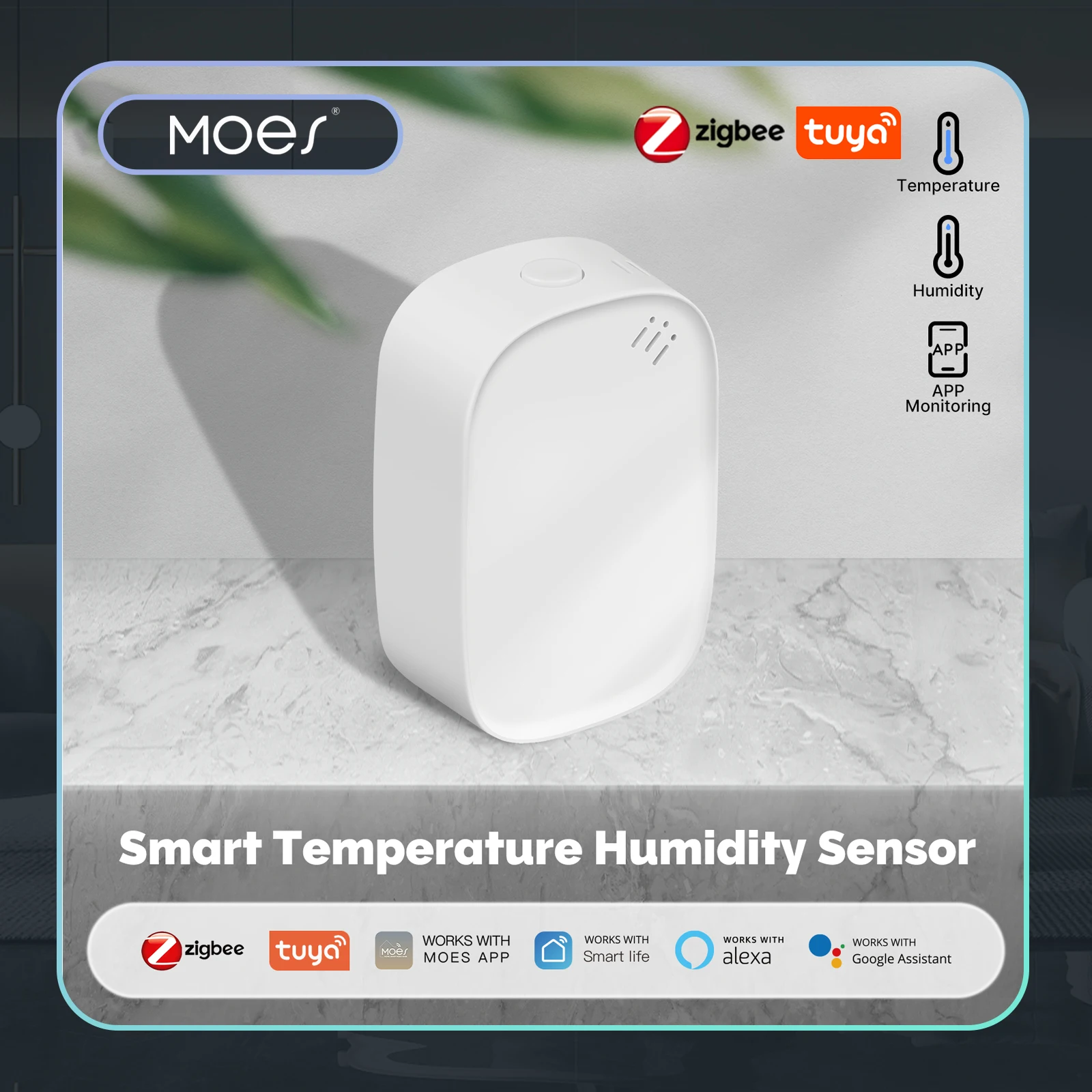 Smart Home Energy Monitor - MOES Tuya Zigbee capteur intelligent de