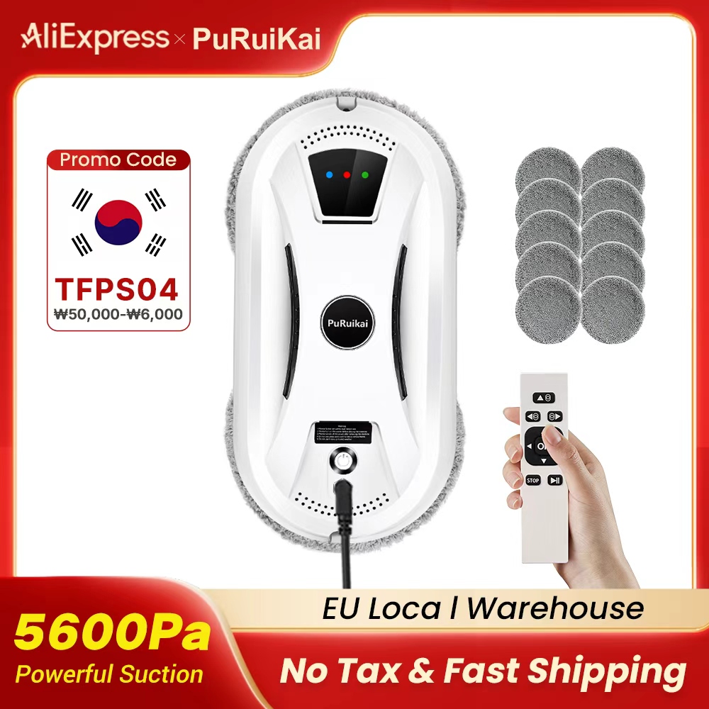 Smart Home Tools - PuRuiKai Ultra Mince Robot Aspirateur Fenêtre