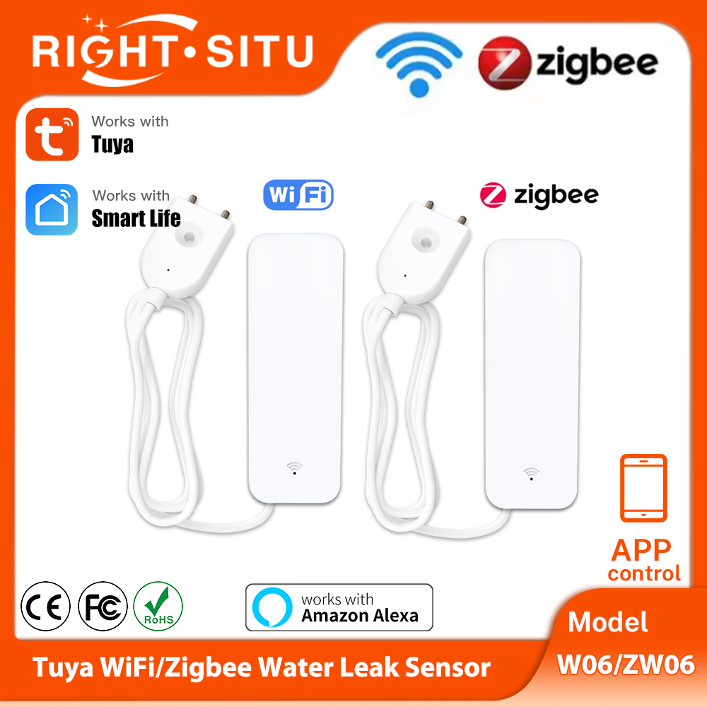 Smart Home Tools - Tuya WiFi Zigbee capteur d'eau détecteur