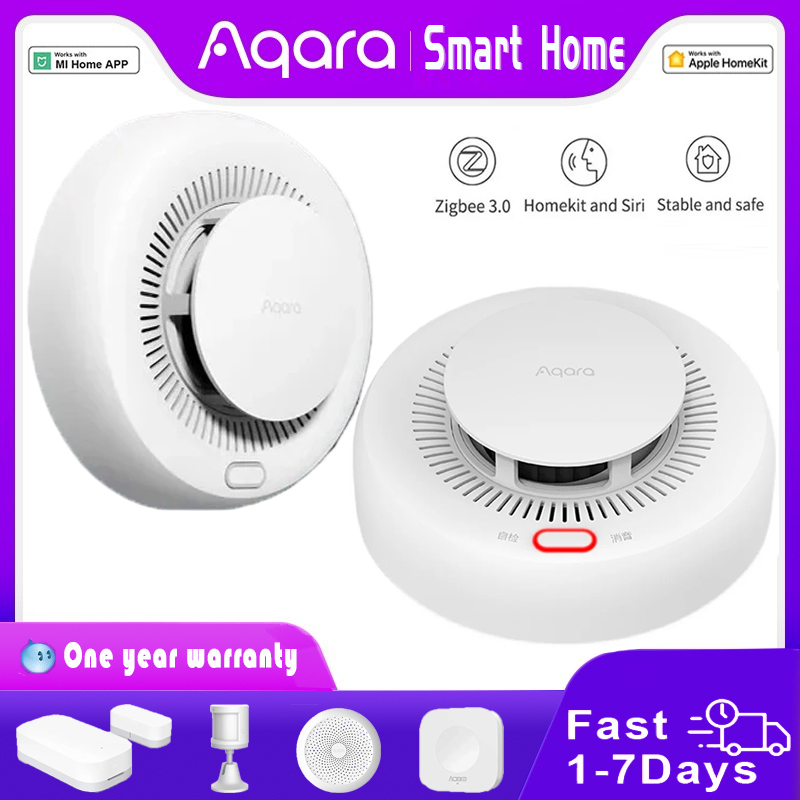 Smart Home Hub Matter - Aqara – détecteur de fumée intelligent