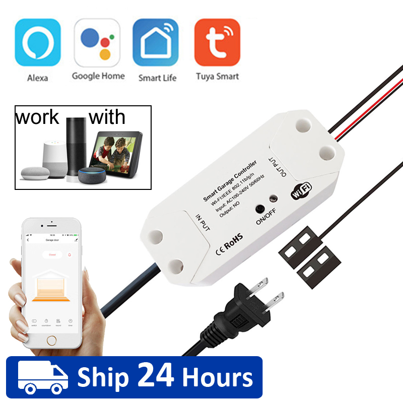 Smart Garage Door Opener - TUYA WIFI 2.4G contrôleur d'ouverture de