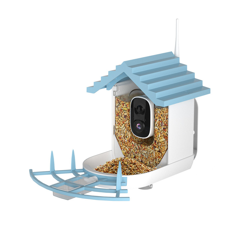 Smart Home Camera - Mangeoire à oiseaux solaire à faible