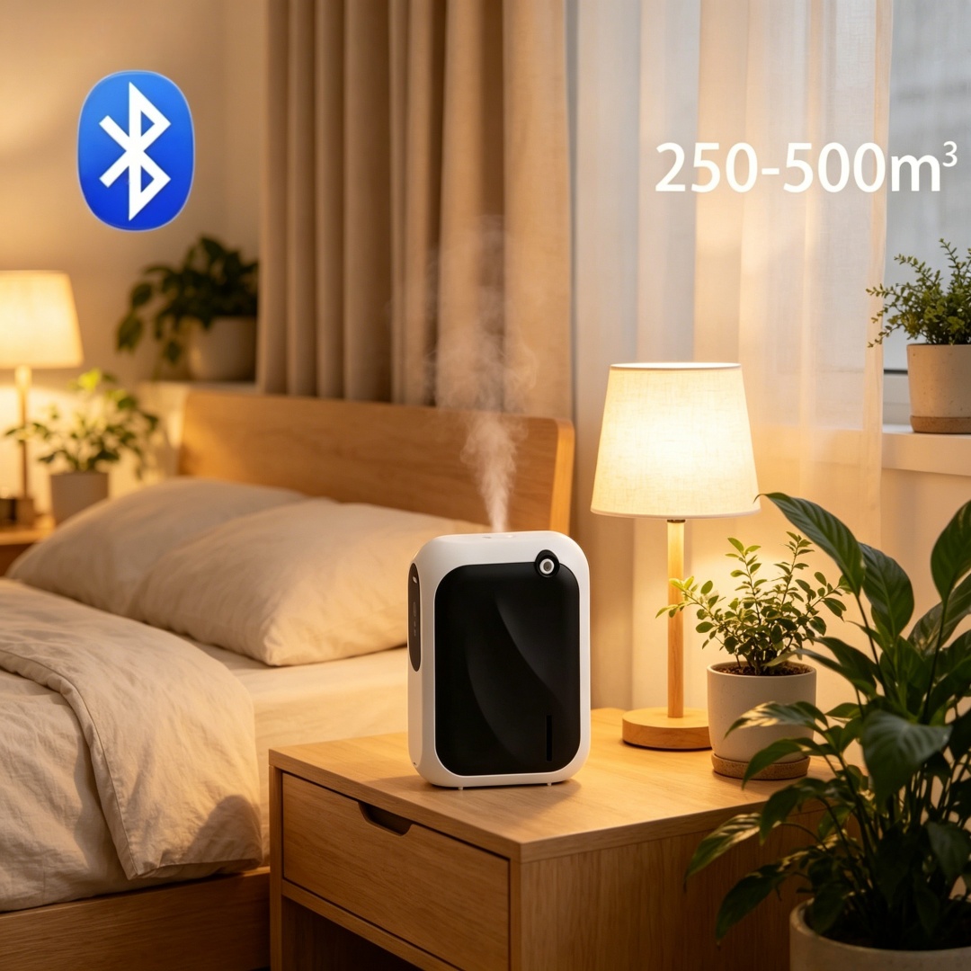 Smart Home Fragrance Diffuser - Diffuseur d'arômes intelligent Bluetooth JQNING, diffuseur
