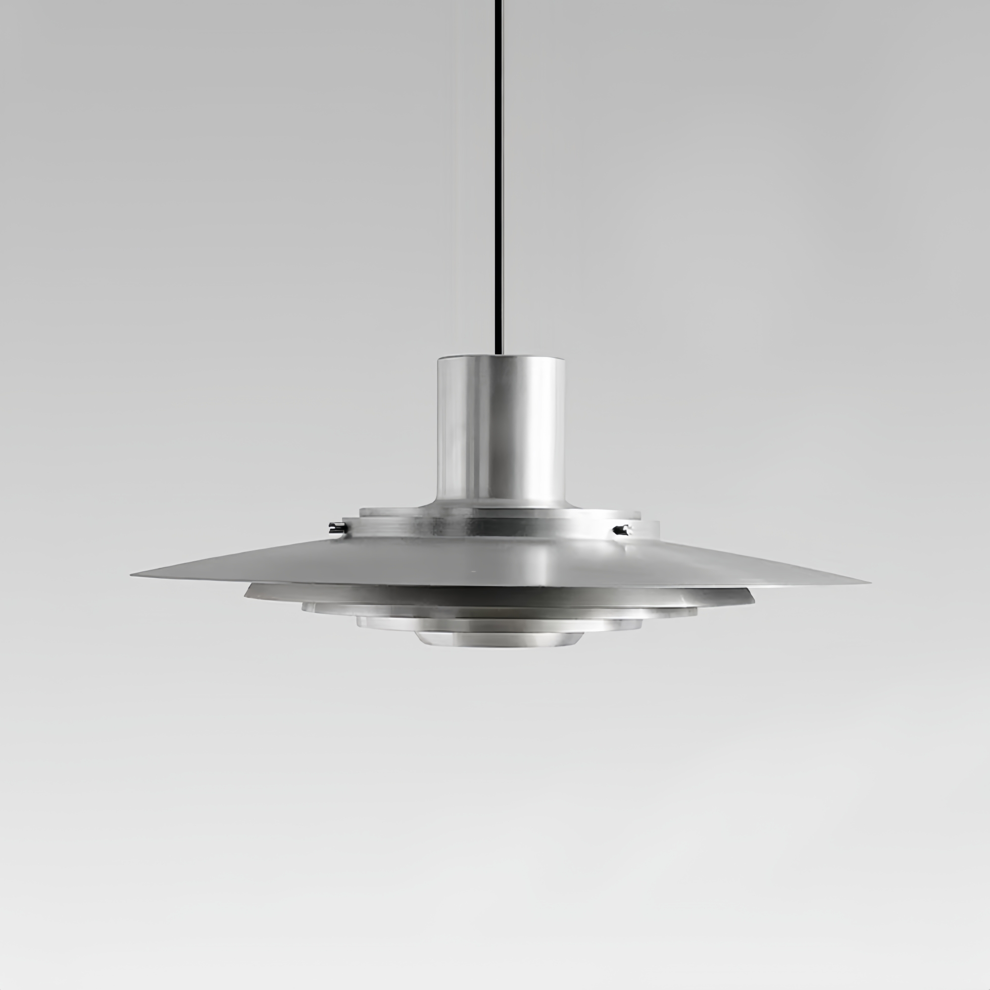 Voice Control Light Bulb - Lampe LED suspendue multicouche en métal