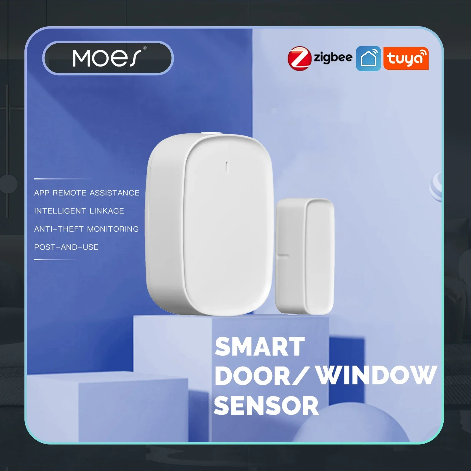 Smart Home Orvibo - MOES – détecteur d'ouverture de porte/fenêtre
