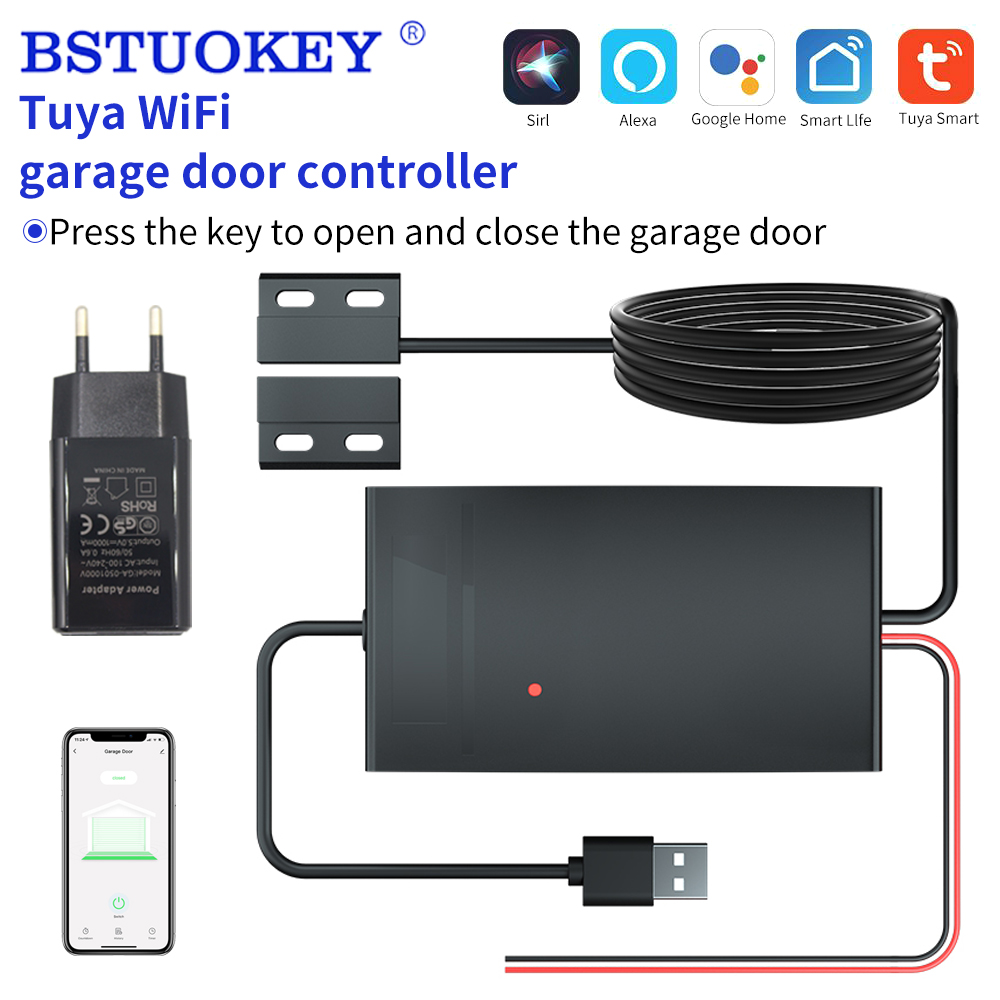 Smart Garage Door Opener - Contrôleur de porte de garage Tuya