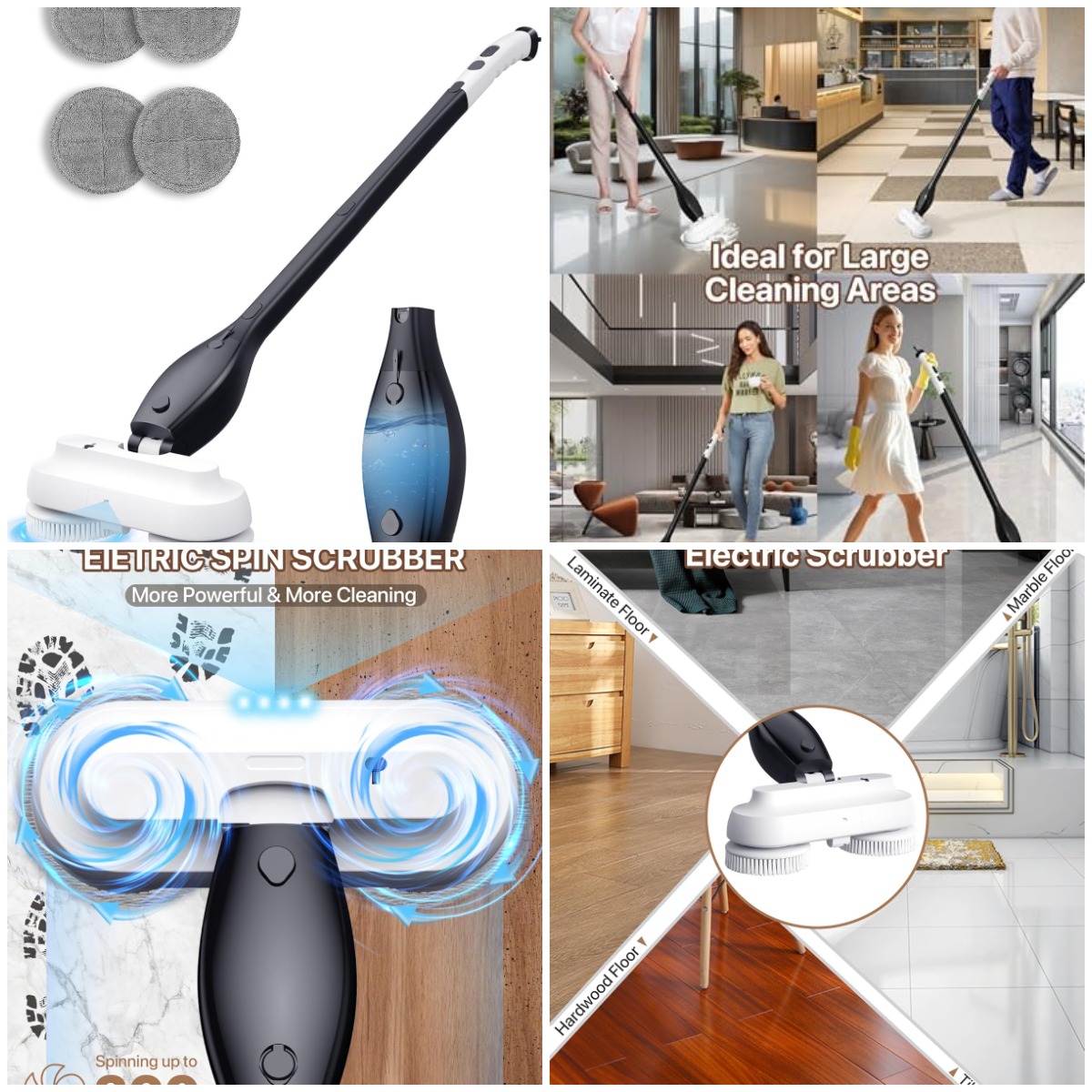 Nettoyeur électrique rotatif,  - Smart Home Tools avis et prix