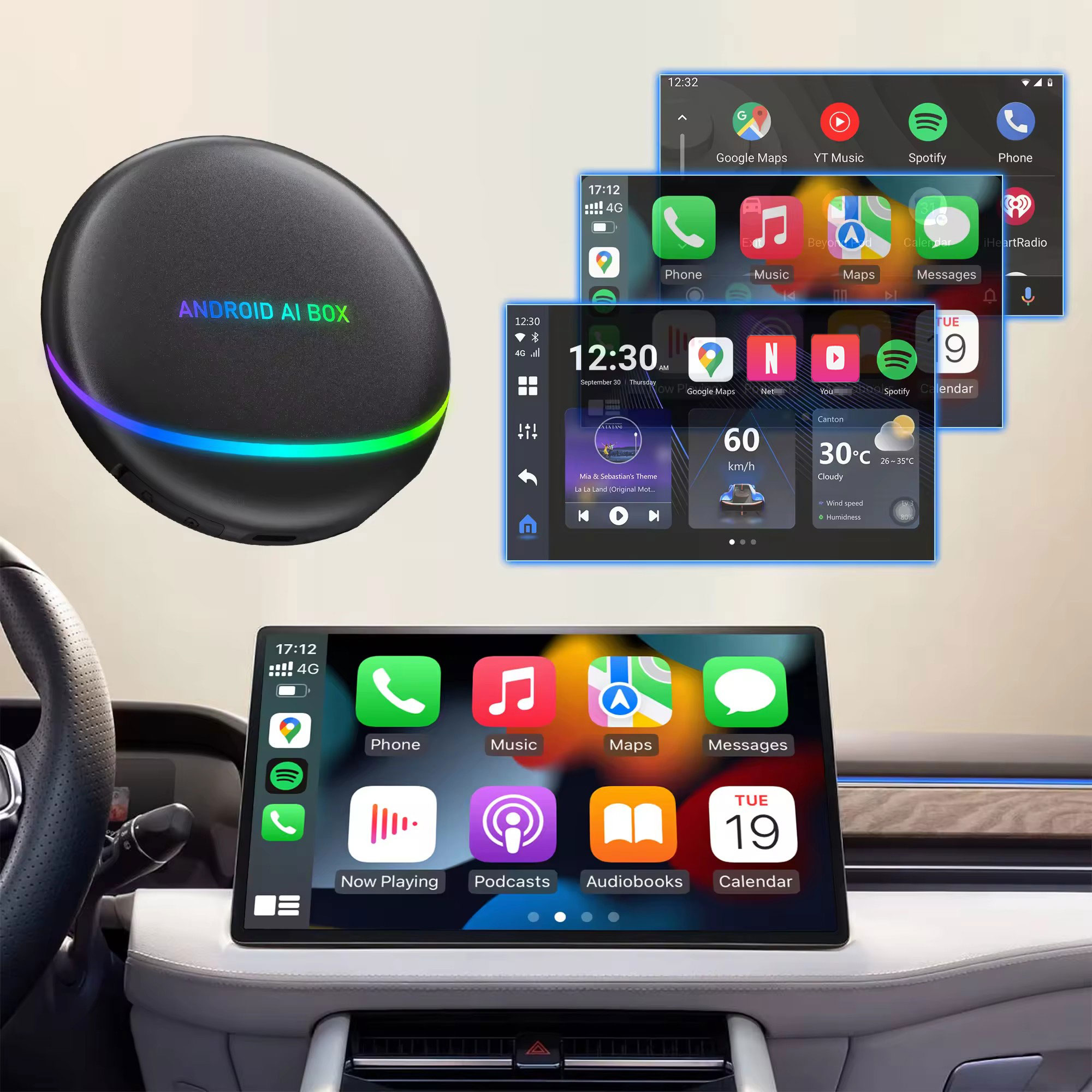Carplay TV AI Box sans fil, An - Smart Home Orvibo avis et prix