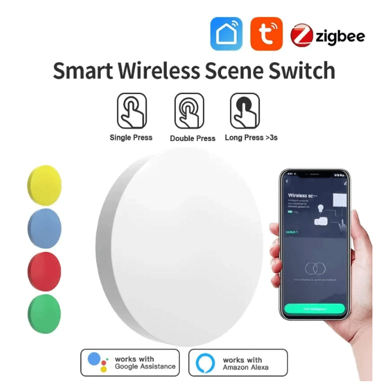 Tuya ZigBee – bouton intellige - Smart Home Assistant avis et prix