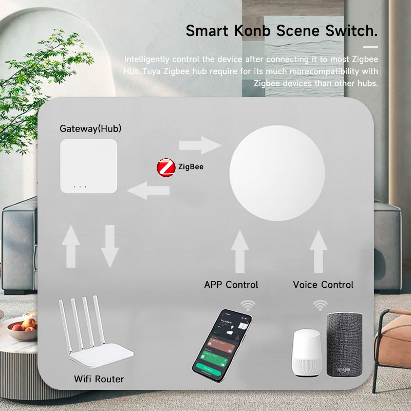 Tuya ZigBee – bouton intellige - Smart Home Assistant avis et prix