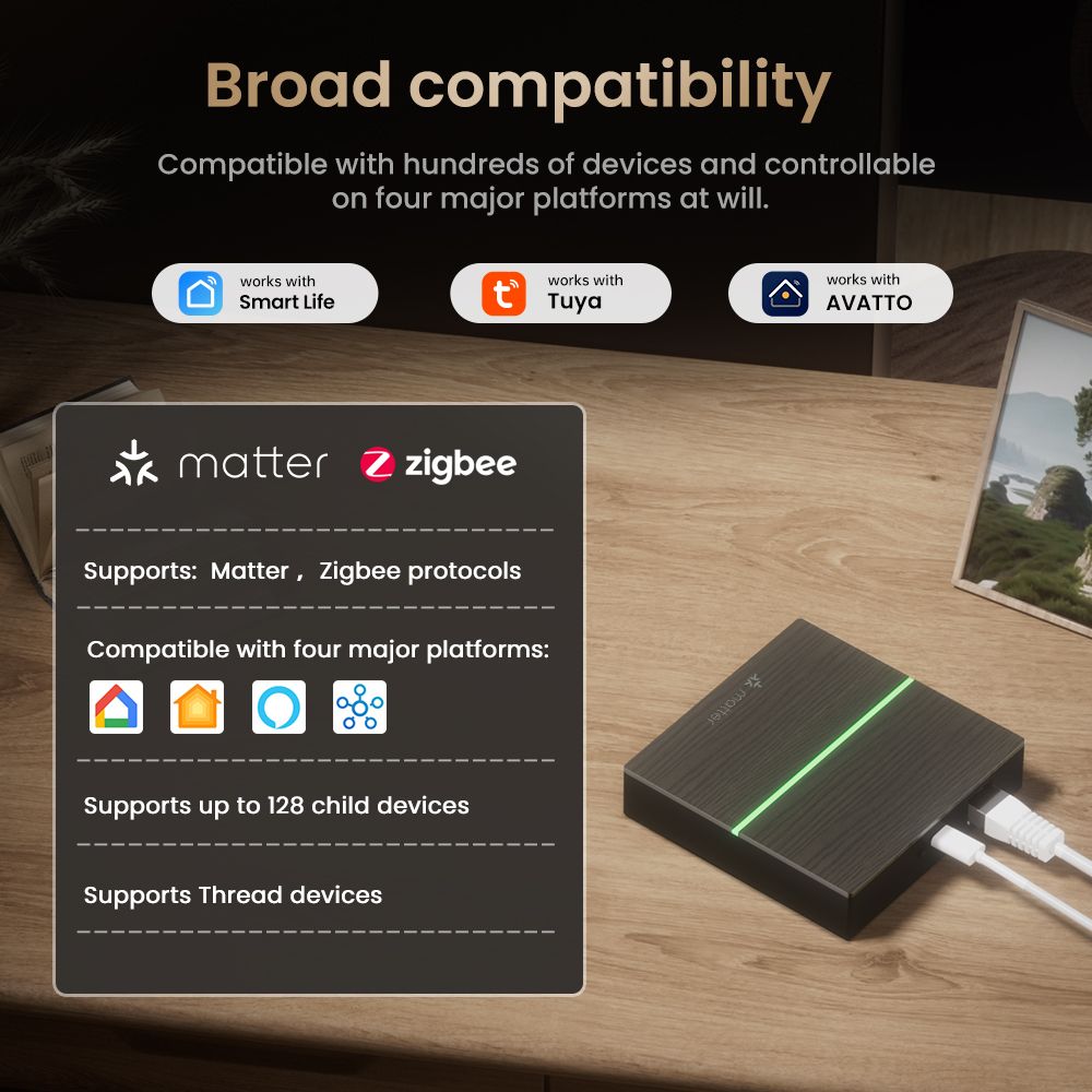 AVATTO Matter Smart Wired Gate - Smart Home Hub Matter avis et prix