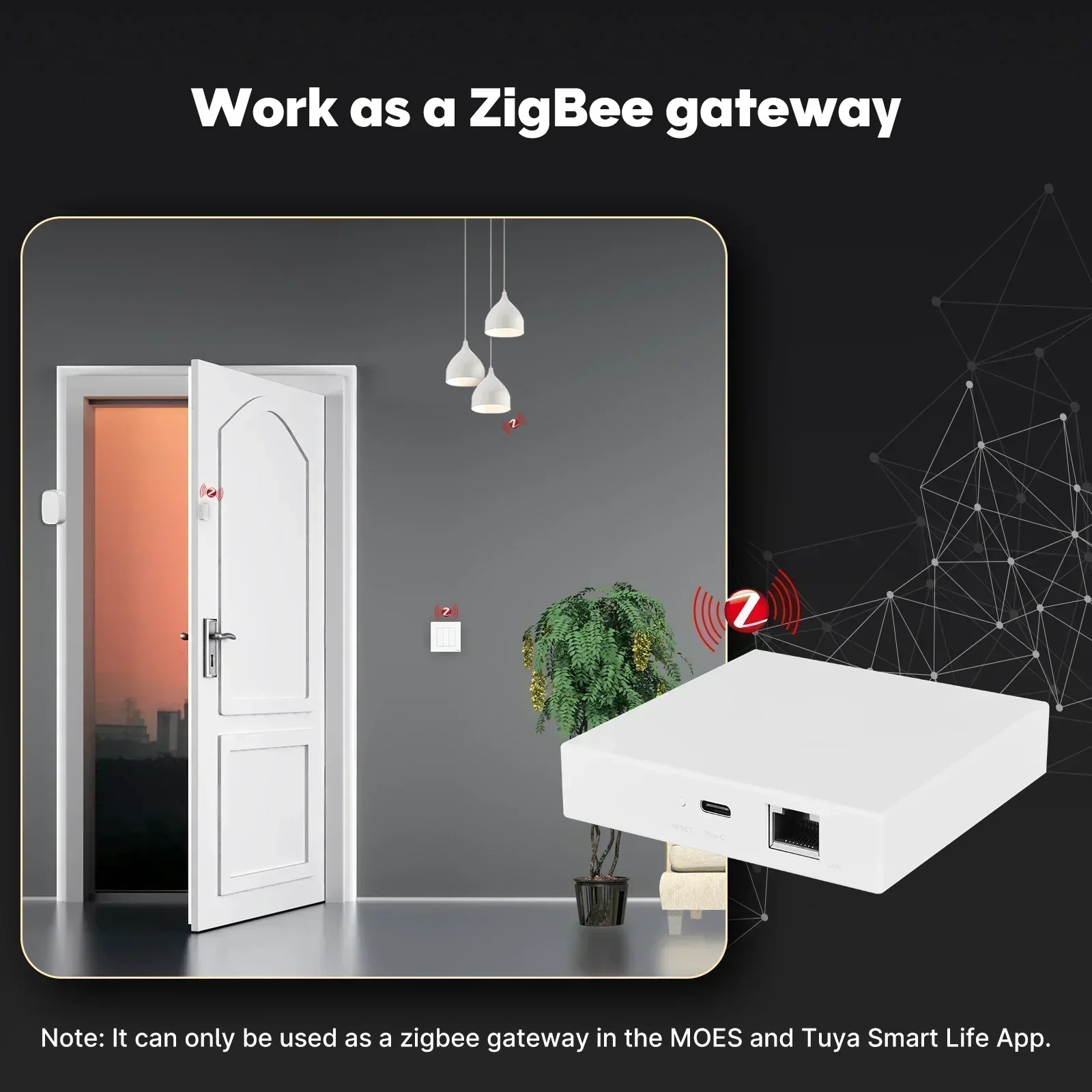 MOES Tuya Zigbee Matter fil pa - Smart Home Hub Matter avis et prix