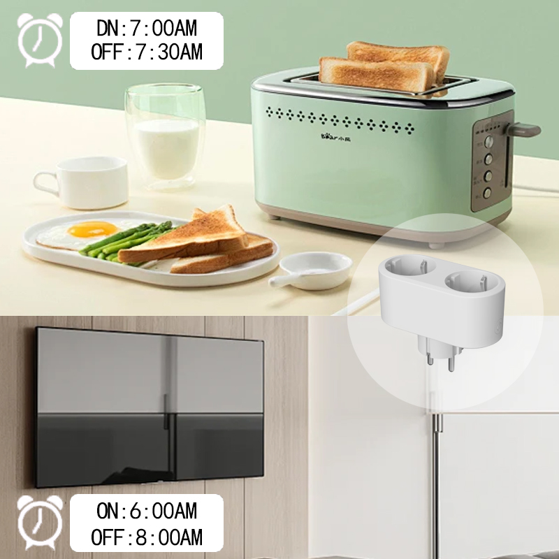 XFOX Tuya 4 prises Wi-Fi doubl - Smart Home Energy Monitor avis et prix