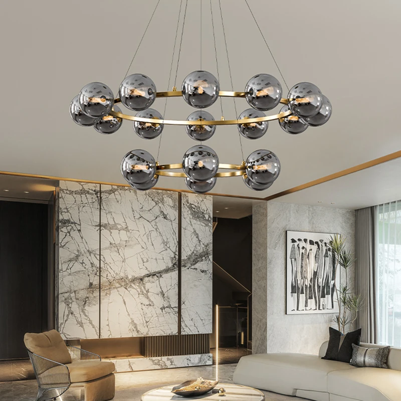 Lustre à bulles en verre fumé  - Voice Control Light Bulb avis et prix