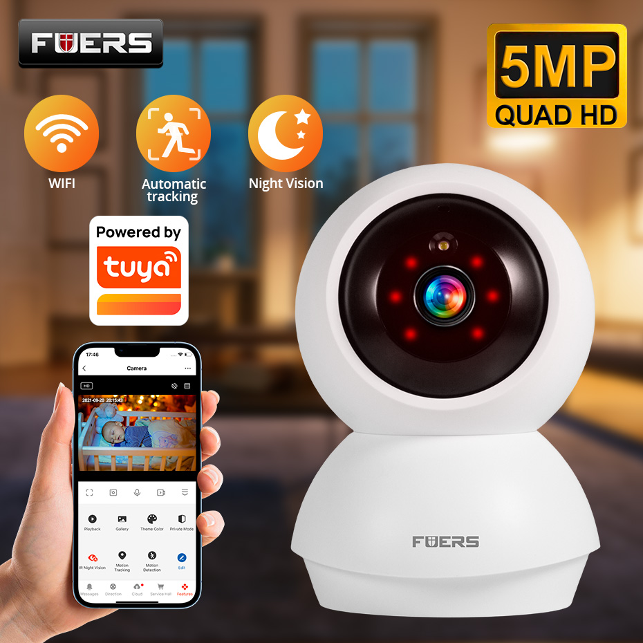 Caméra WiFi Fuers 5MP pour la  - Smart Home Windows App avis et prix