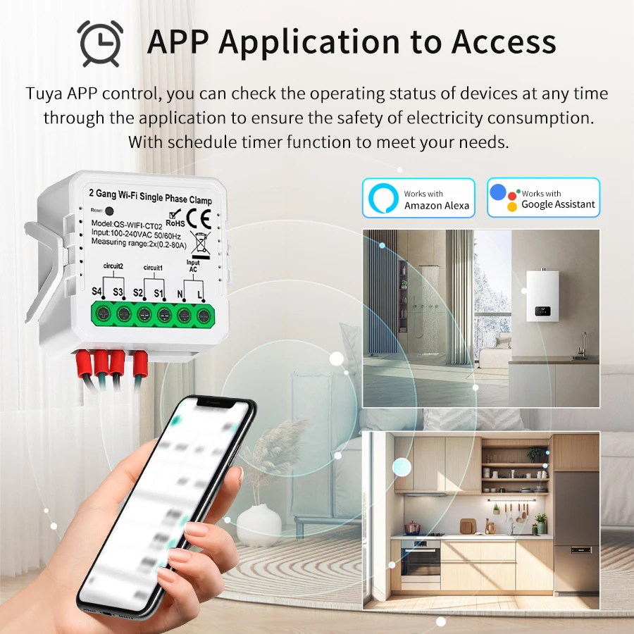 Tuya – compteur d'énergie sola - Smart Home Energy Monitor avis et prix