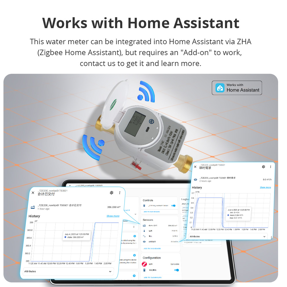 Compteur d'eau intelligent Zem - Smart Home Assistant avis et prix