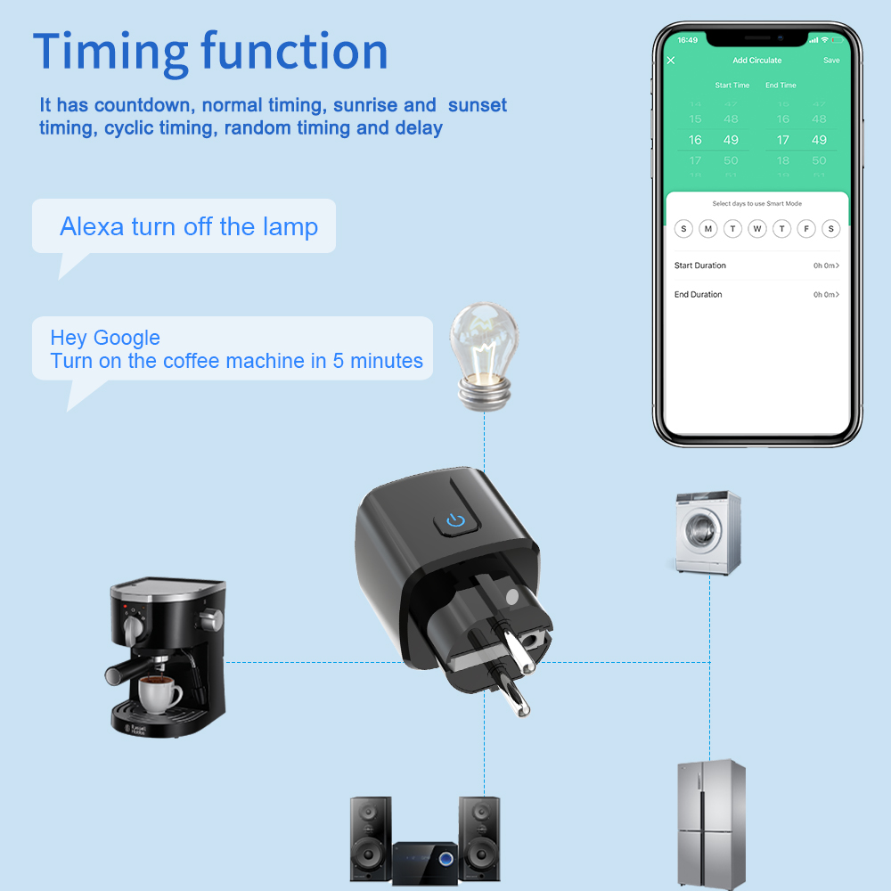 Prise intelligente Tuya WiFi a - Smart Home Energy Monitor avis et prix