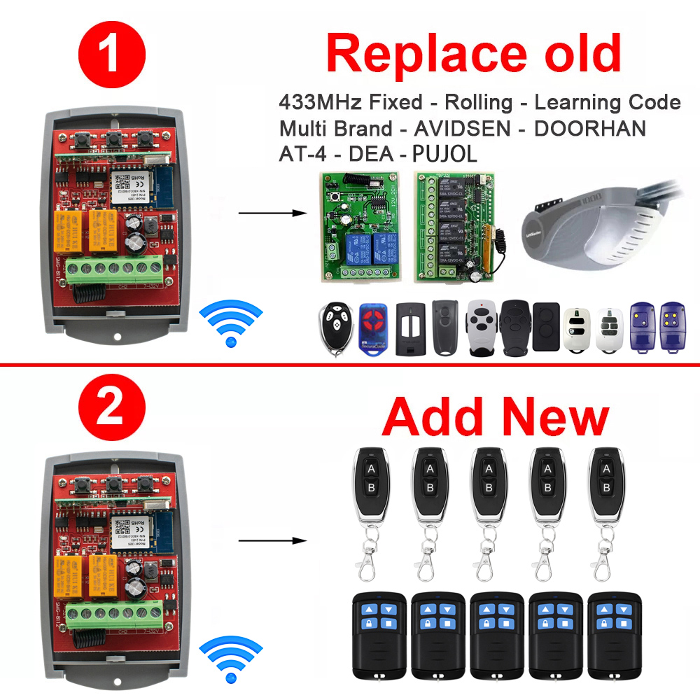 Récepteur d'ouverture de porte - Smart Garage Door Opener avis et prix