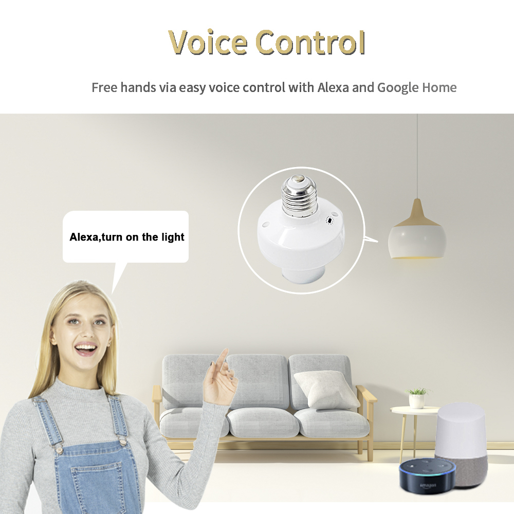 Support de lampe E27 EWelink,  - Voice Control Light Bulb avis et prix