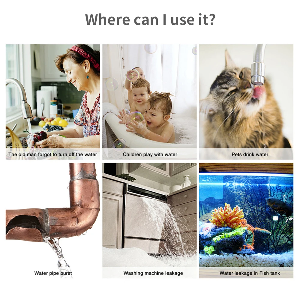 Tuya WiFi Zigbee capteur d'eau - Smart Home Tools avis et prix
