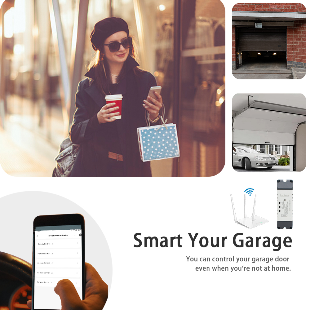 EWelink WiFi commutateur intel - Smart Garage Door Opener avis et prix