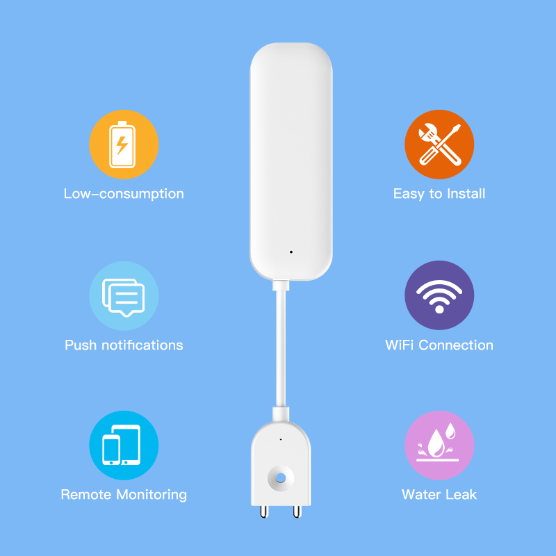 Tuya WiFi ZigBee capteur d'eau - Smart Home Tools avis et prix