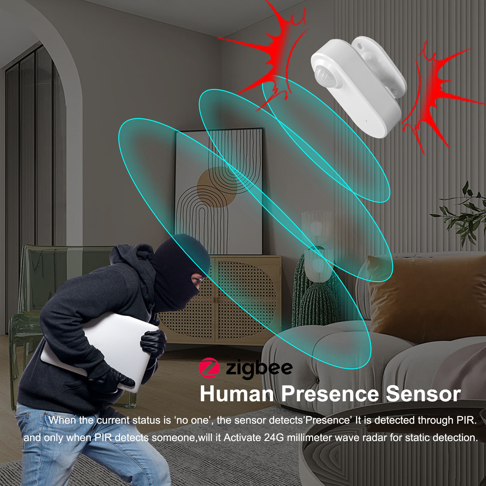 Capteur de présence humaine in - Smart Home Tools avis et prix