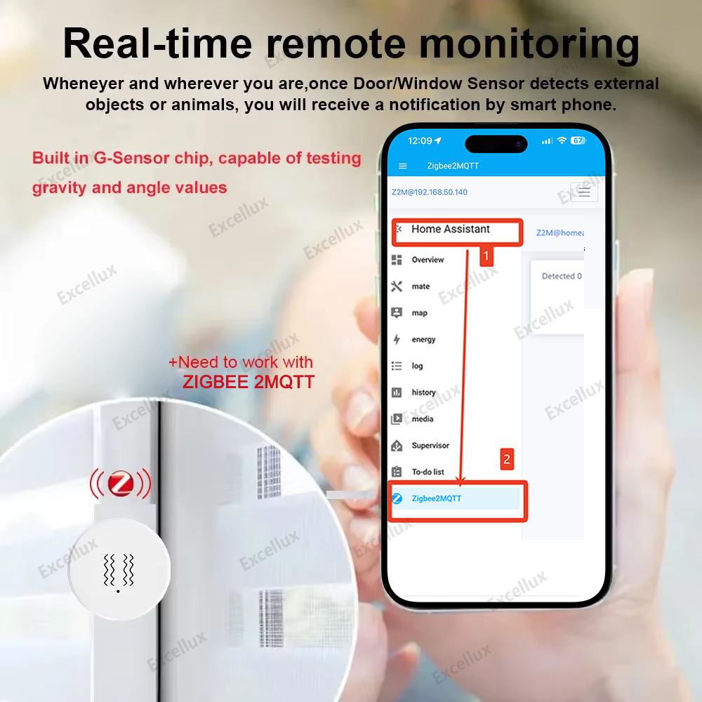 Zigbee 3.0 capteur de vibratio - Smart Home Tools avis et prix