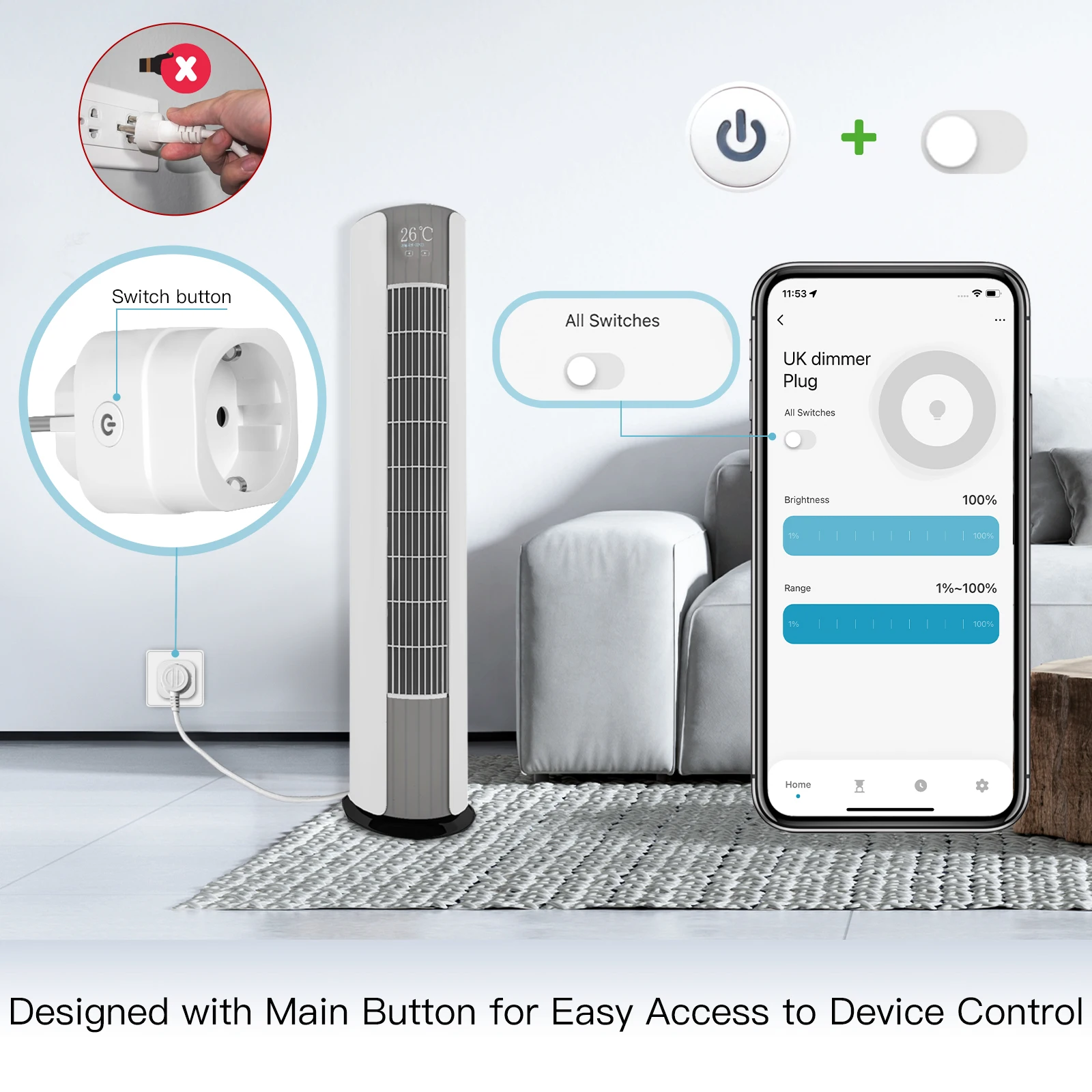 Prise intelligente WiFi MOES T - Smart Home Project avis et prix