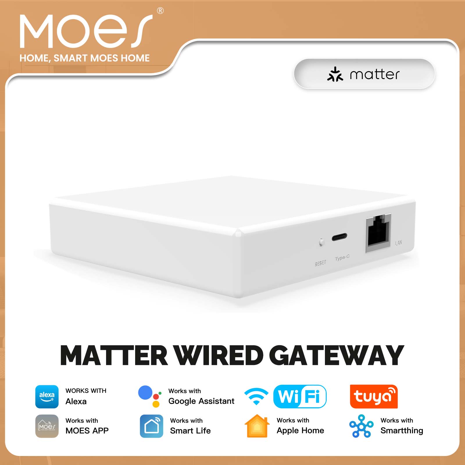 Passerelle Hub MOES Tuya ZigBe - Smart Home Hub Matter avis et prix