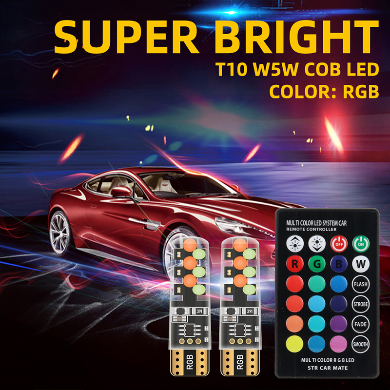 1 ensemble T10 W5w RGB LED amp - Voice Control Light Bulb avis et prix