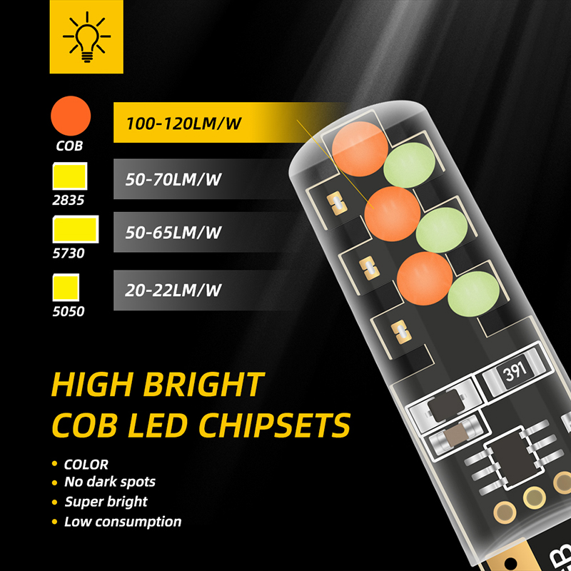 1 ensemble T10 W5w RGB LED amp - Voice Control Light Bulb avis et prix